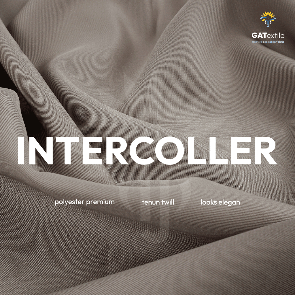 Kain Seragam Pemda Premium Bahan Blazer Baju Dinas Mixdo Tekstur Twill Eceran Permeter Polyester - G