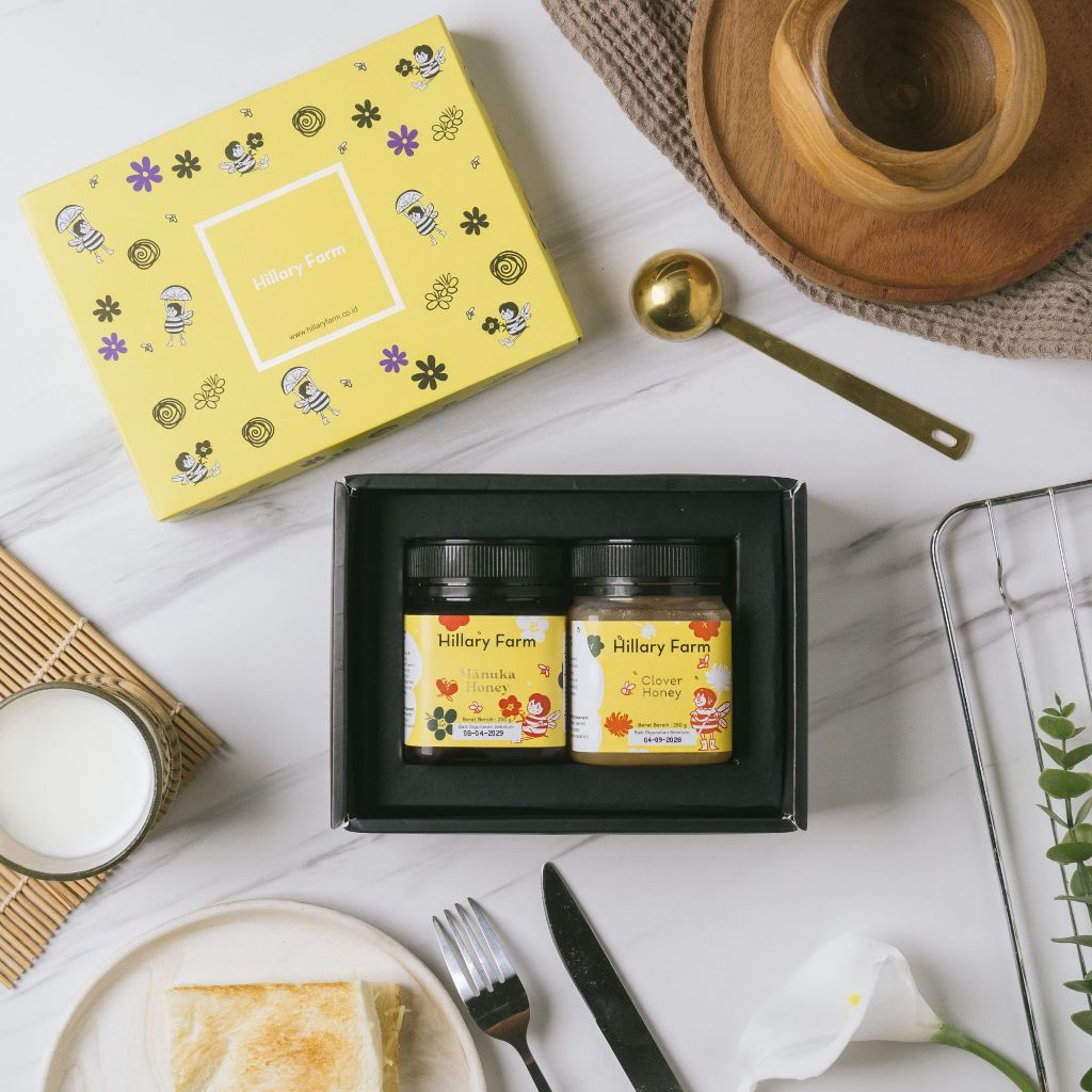 

Hampers Manuka Honey 250gr + Clover Honey 250gr