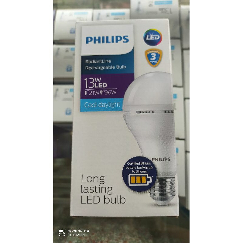 lampu emergency philips 13 watt