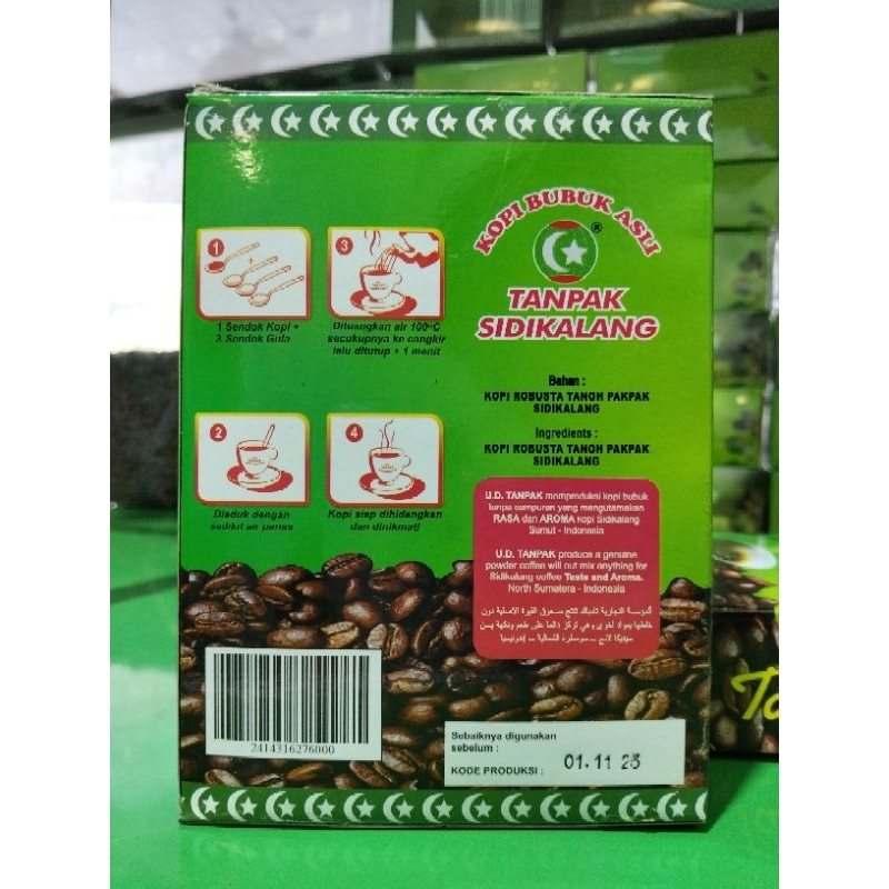 

Kopi TANPAK SIDIKALANG|Kopi robusta|Bubuk kopi