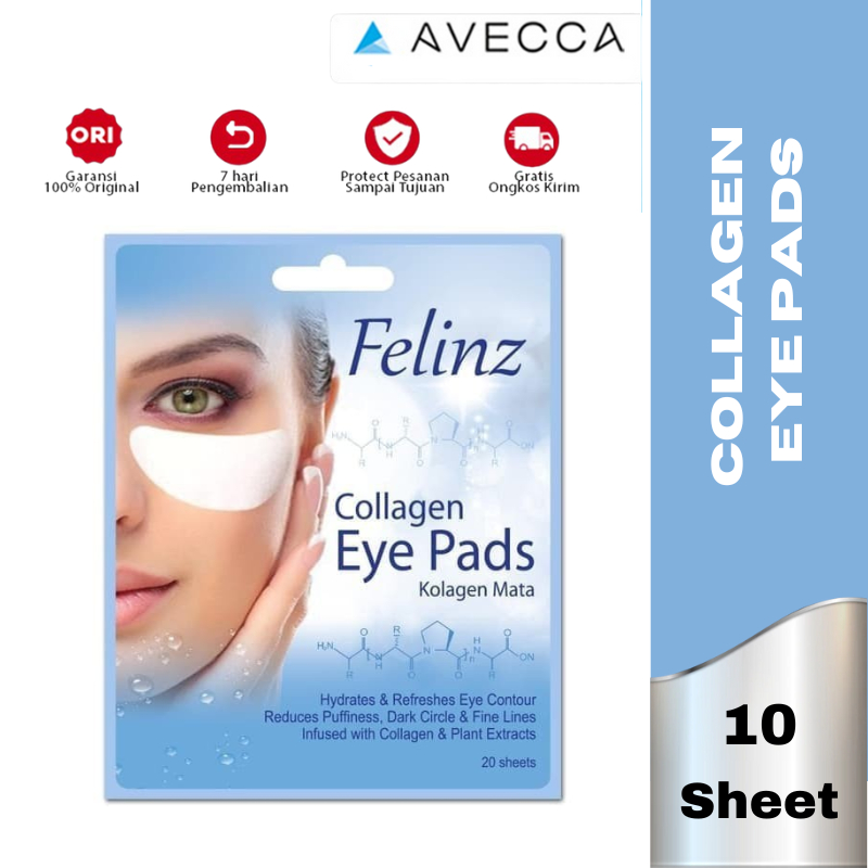 Felinz Collagen Eye Pads10 Sheet / Eye Mask / Masker Mata