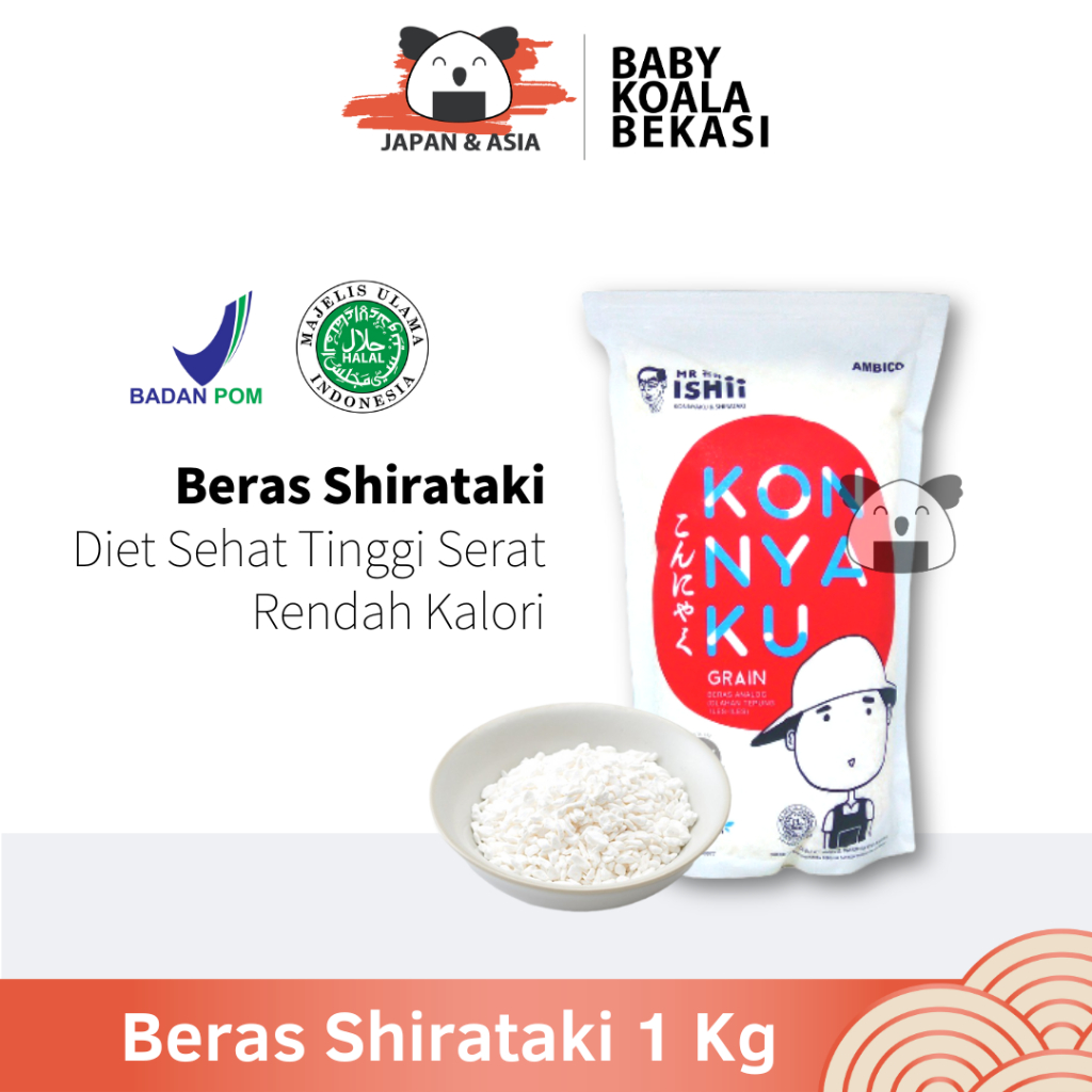

BERAS SHIRATAKI Low Carbo 1 Kg │ Diet Keto Rice Export Quality. - Bekasi