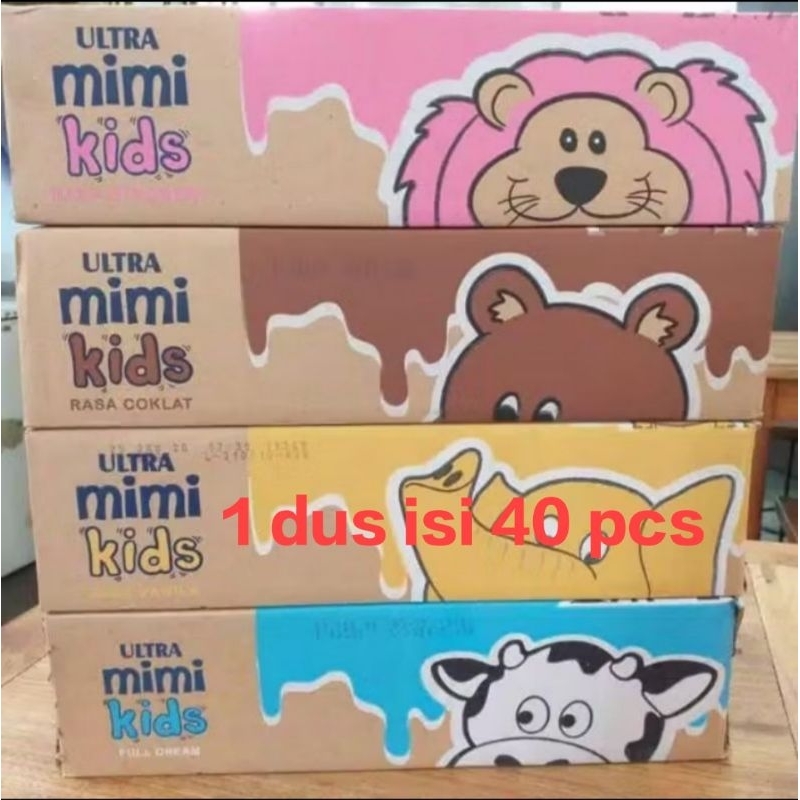 

SUSU ULTRA MIMI KIDS 125 ML 1 DUS dg DESAIGN BARU ( FREE PACKING BUBBLE )