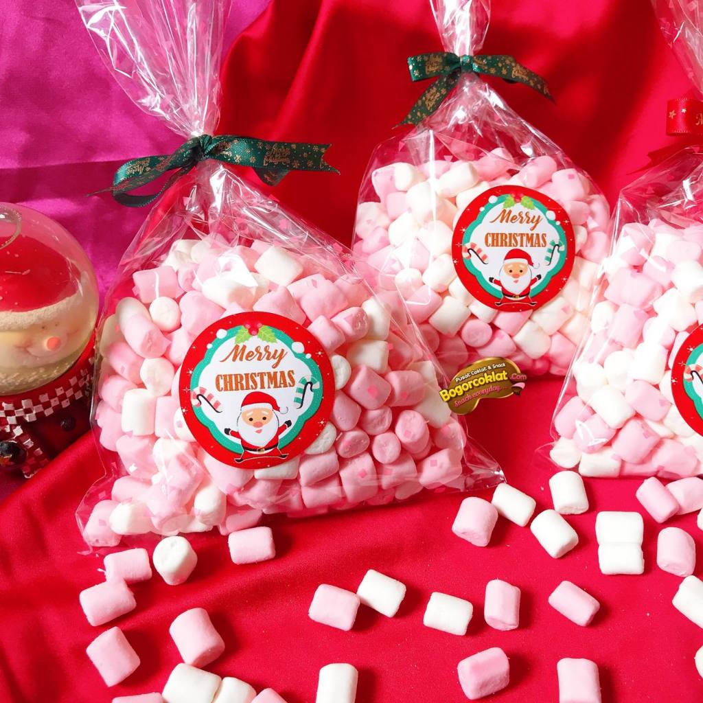 

Marshmallow Natal / bingkisan natal / Goody bag Natal