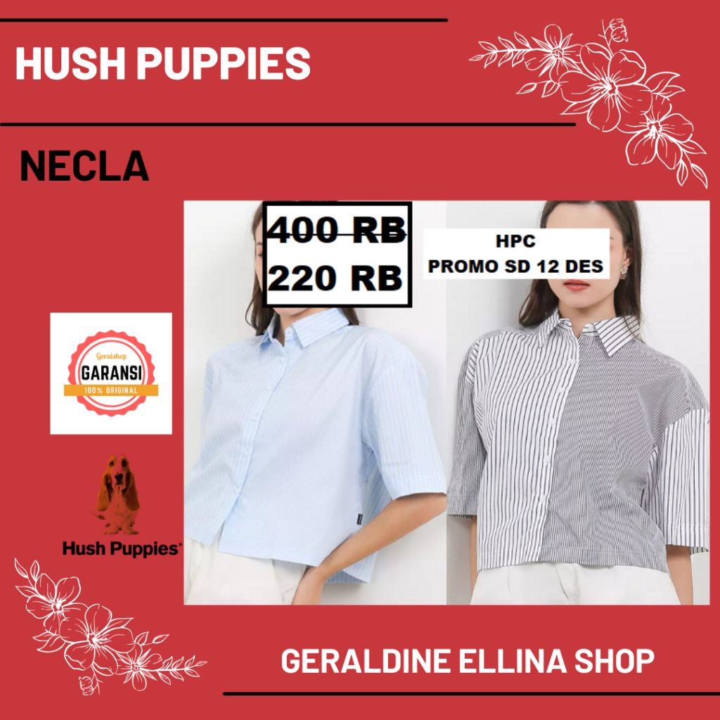 Baju wanita Hush Puppies original store seri NECLA
