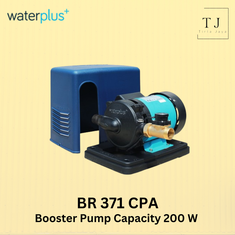 Pompa Booster WATERPLUS BR 371 CPA Otomatis 200 Watt Pompa Pendorong