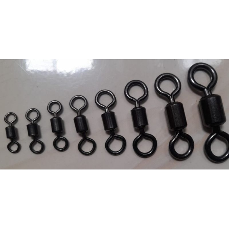 kili kili rolling swivel pancing tuna besar baja hitam