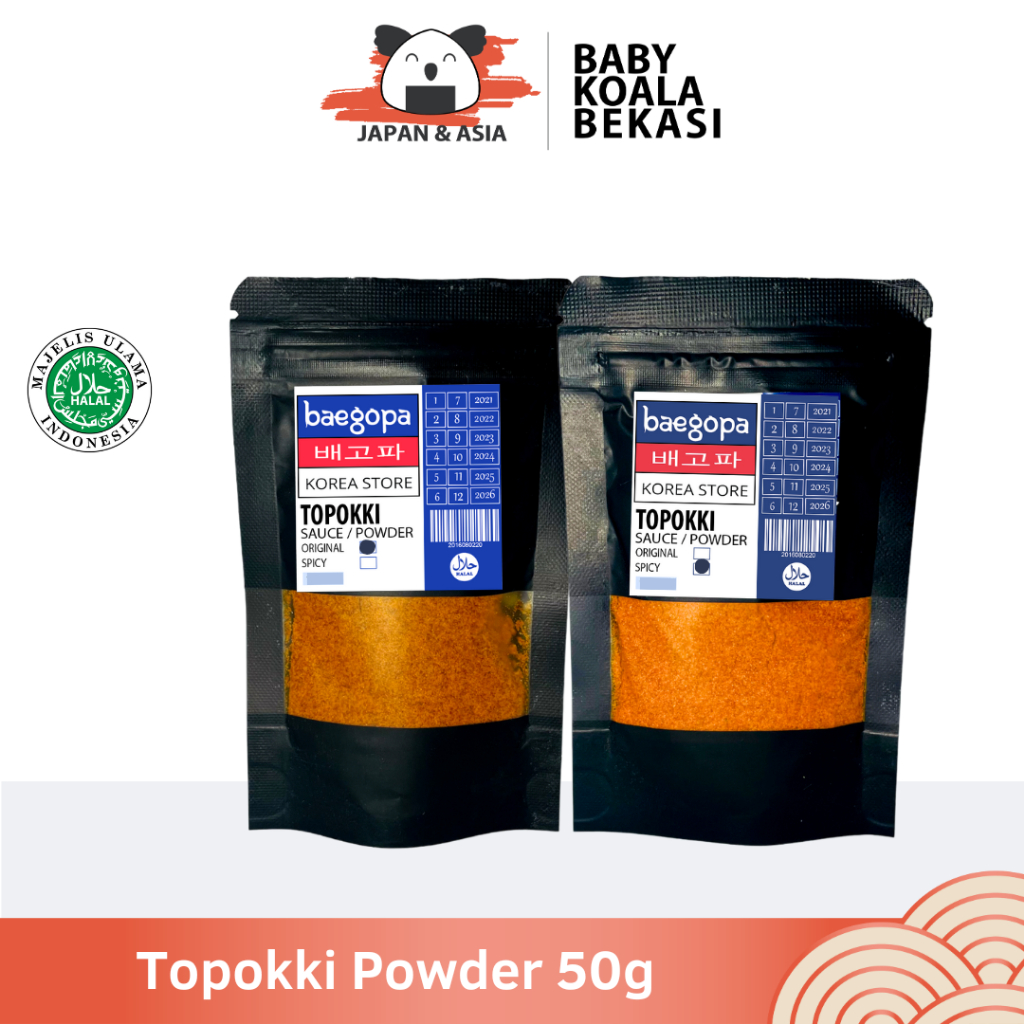

TOPOKKI SAUCE POWDER Kuah Tteok Instan 50 g Halal- Bekasi
