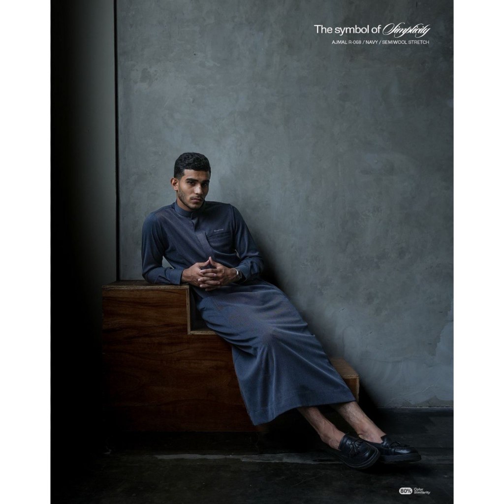 SAMASE JUBBA THOBE AJMAL PREMIUM SLIM LS R068