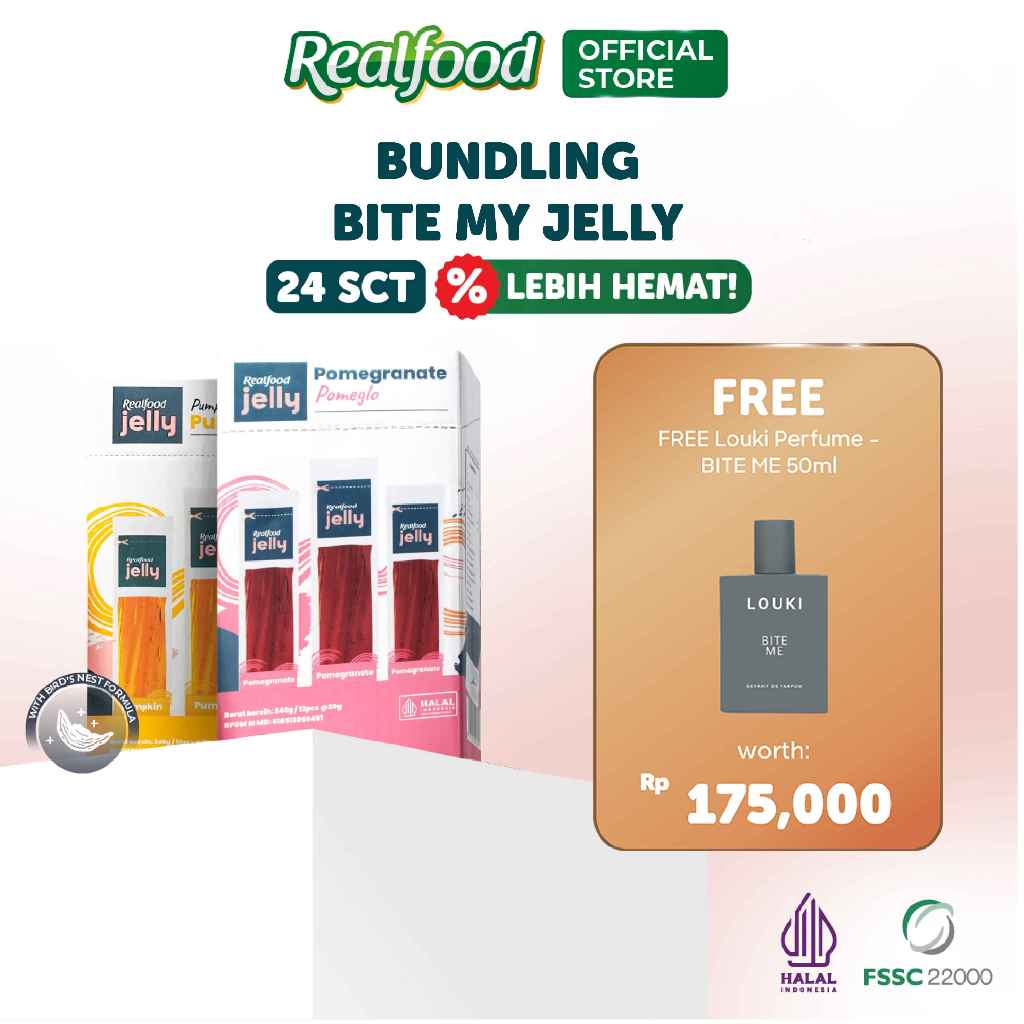

Realfood Jelly x Louki Perfume Bite Me 50ml
