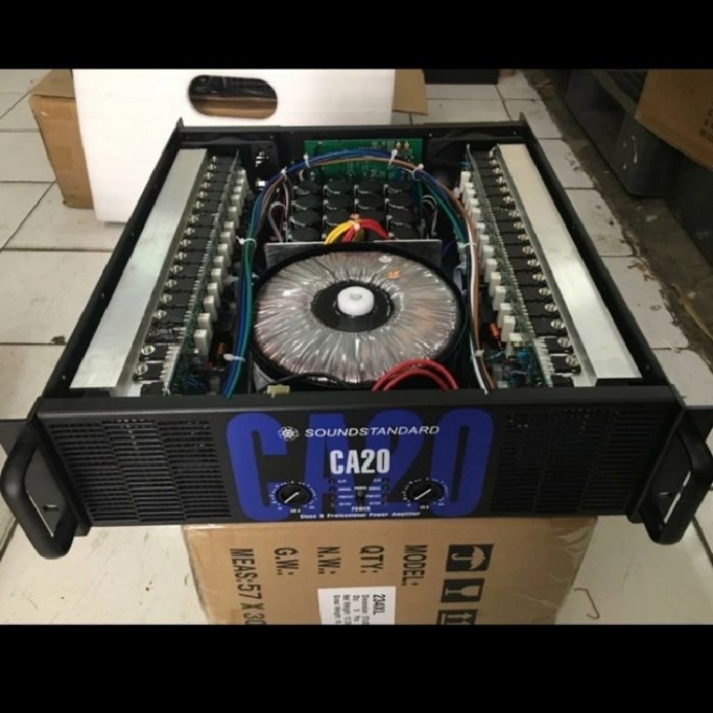 Power amplifier soundstandard CA20 body panjang CA 20