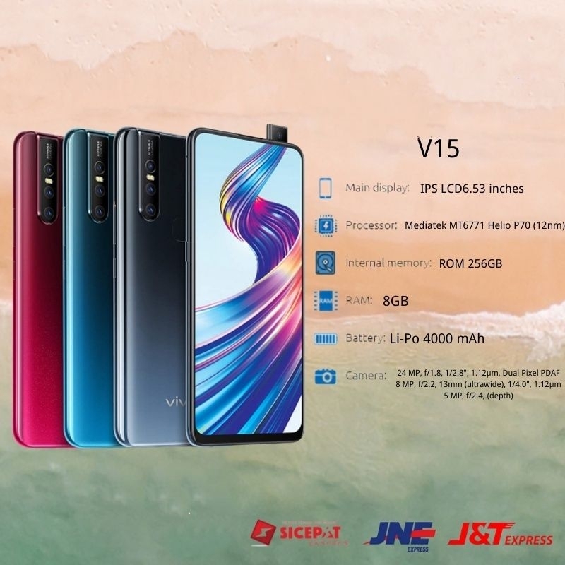 HP VIVO V15 RAM 8/256GB BERGARANSI 1 TAHUN