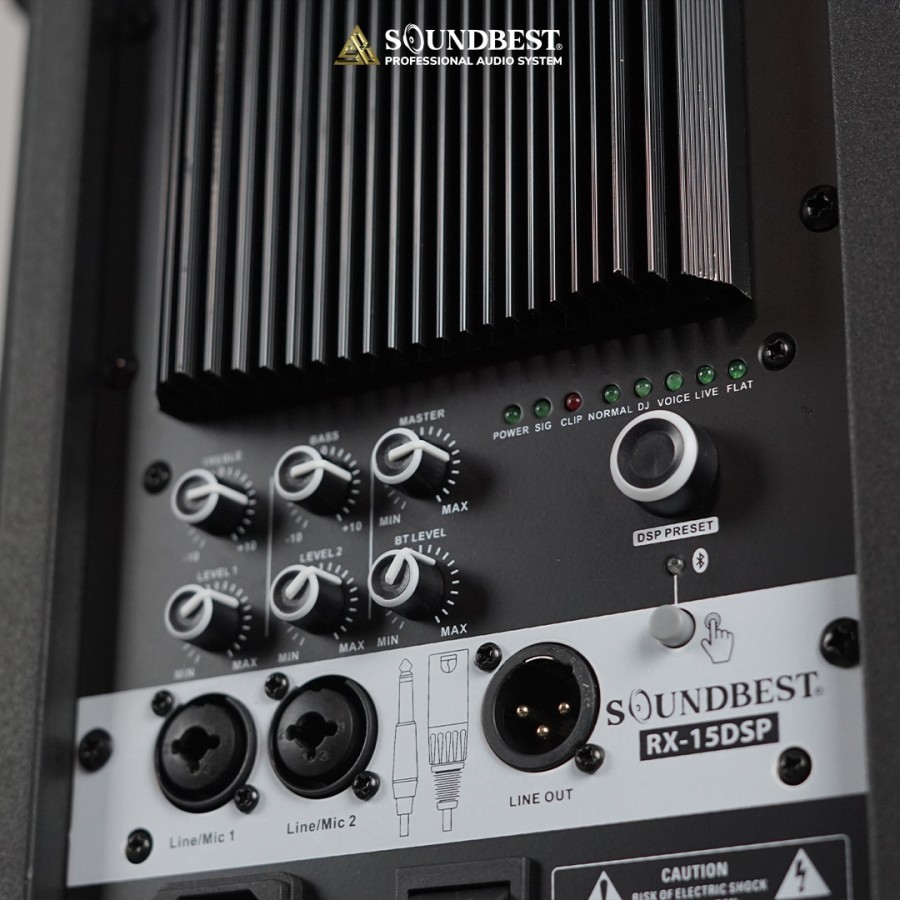 (JUAL 2 BUAH) SOUNDBEST Speaker Active RX-12 DSP