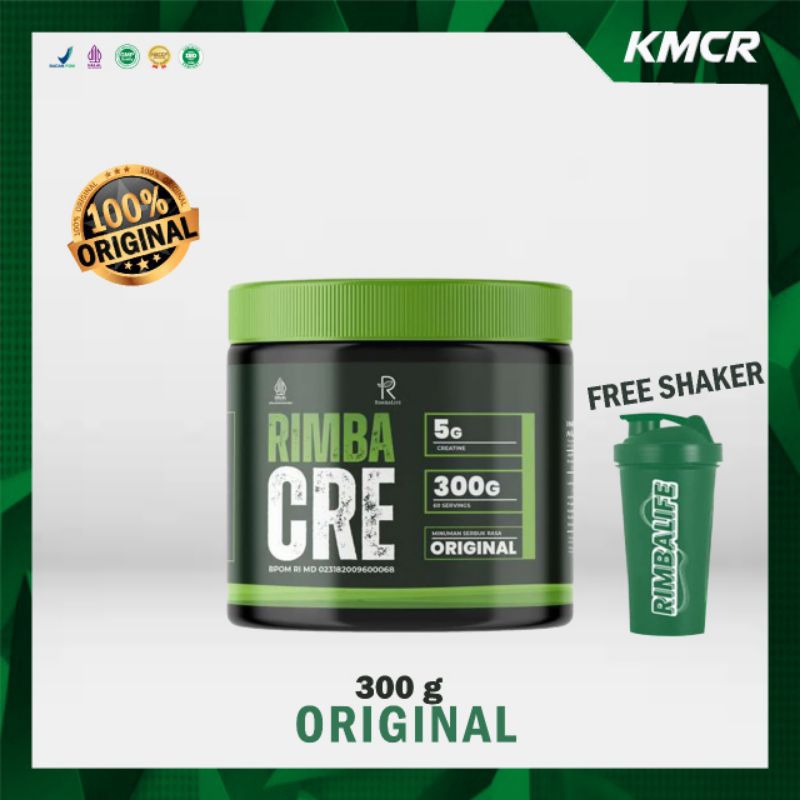 RIMBALIFE Creatine Monohydrate 300 gr Creatine Gym Creatin Kreatin Suplemen Gym