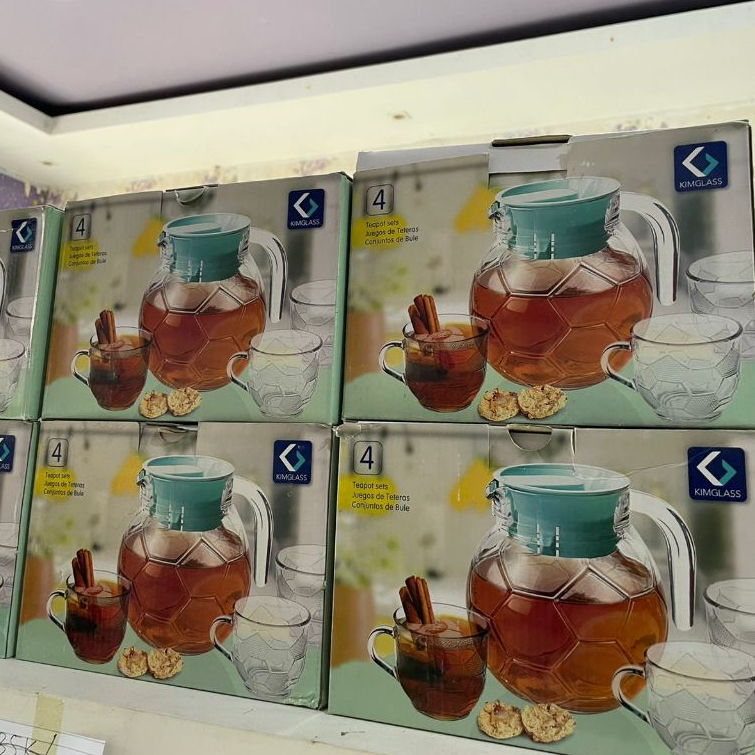 Kimglass Tea Pot Set Conuntos de Bulle