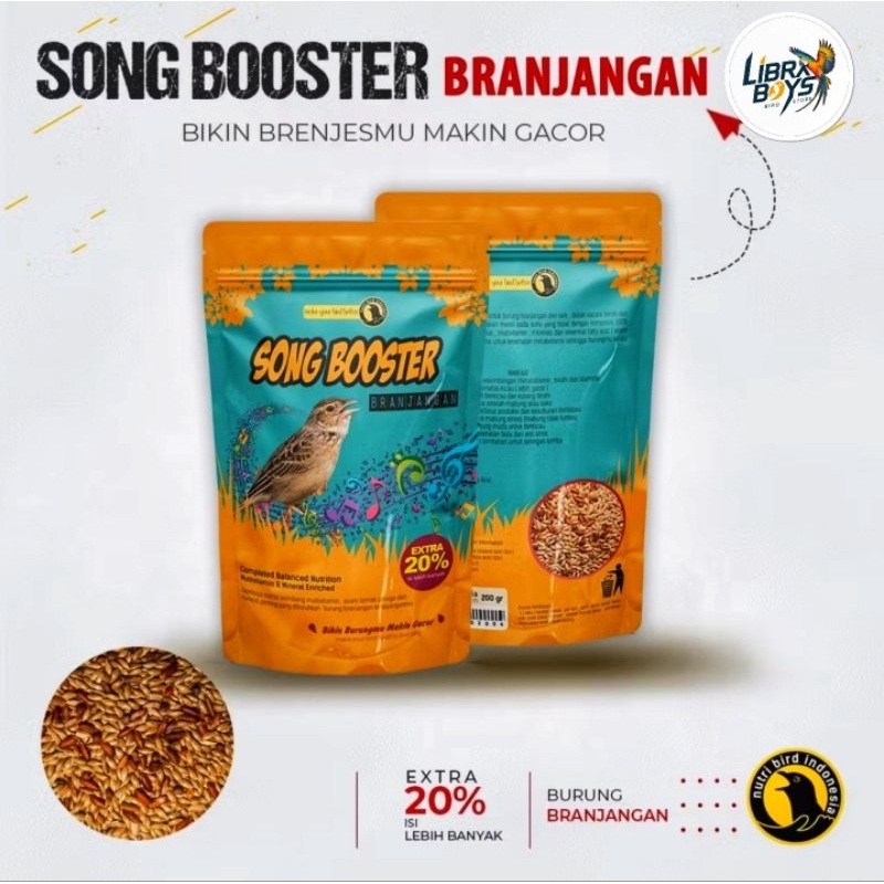 SONG BOOSTER BRANJANGAN Pakan Alami Penggacor Untuk Branjangan Sanma Sonca Dan Lark Lainnya