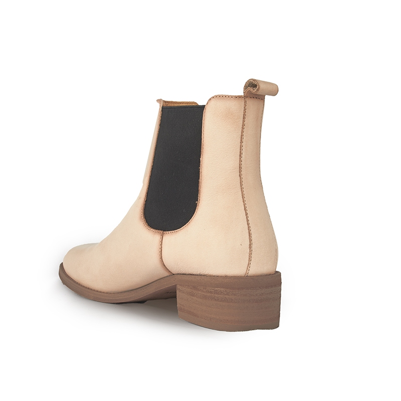 Sepatu Boots Wanita Kulit Gino Mariani Airen Beige