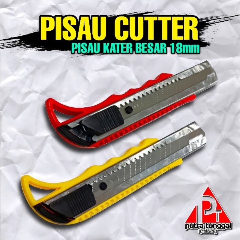 

Pisau Cutter / Pisau Kater Besar 18mm