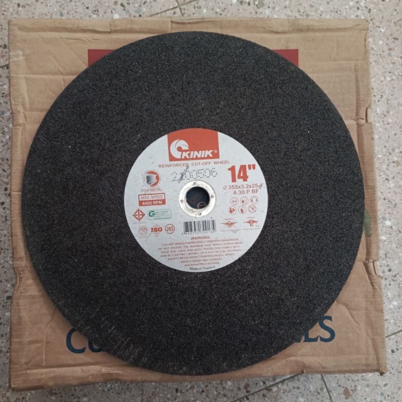 

mata pisau kinik 14inch mata cutting