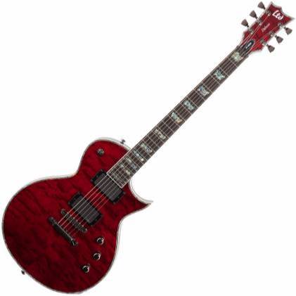 LTD-LEC1000STBC ESP LTD EC-1000 Left Handed Electric Guitar, See Thru Black Cherry
