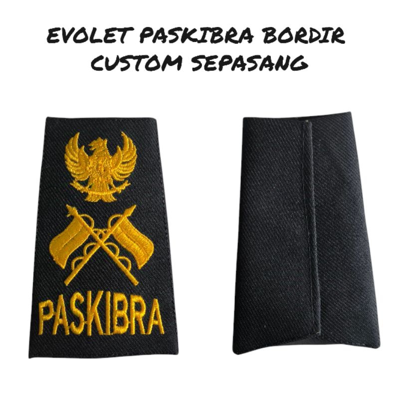 EVOLET PASKIBRA BORDIR CUSTOM SEPASANG