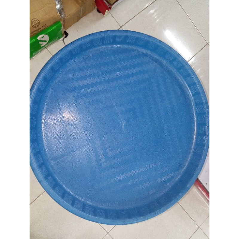 Tampah plastik bulat kecil & besar /Nampan bulat Tiwok