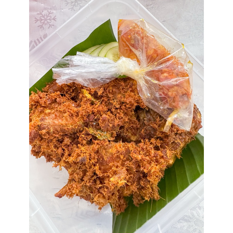 

Ayam Goreng Rempah Frozen - 1 pack isi 2 dada 2 paha ayam probiotic + sambel bawang pedas