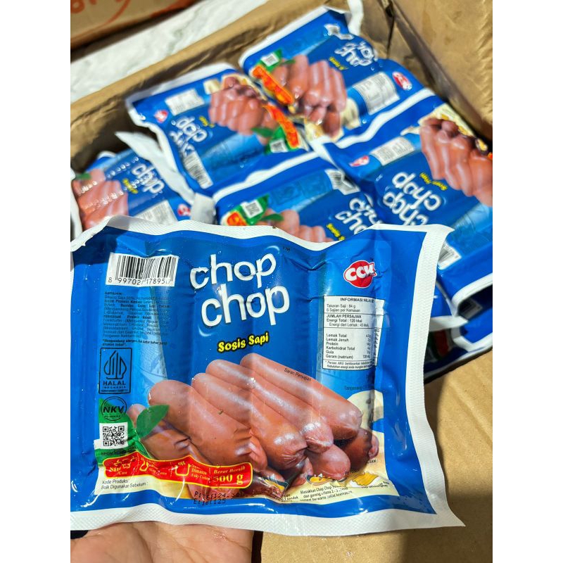 

Chop Chop Sosis Sapi bakar 500gr isi 10pcs
