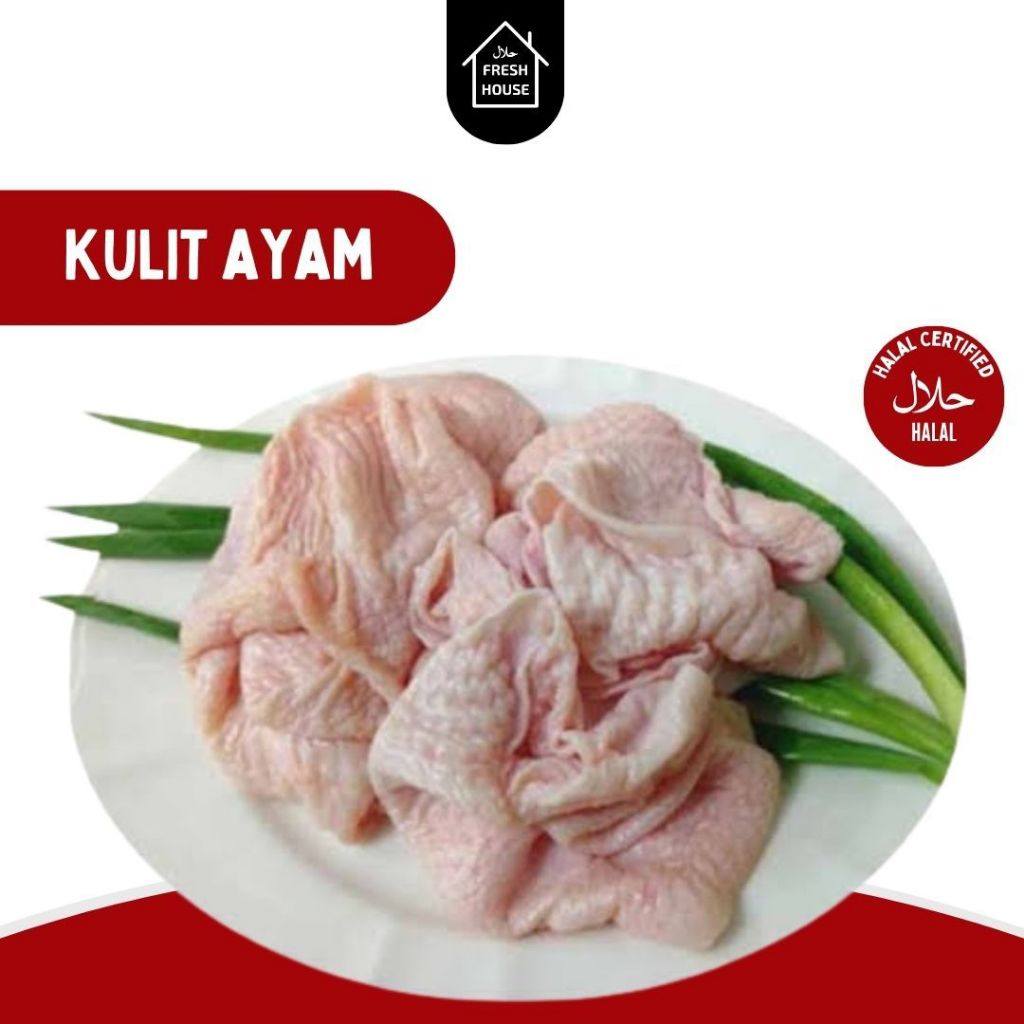 

KULIT AYAM BERSIH / FROZEN / 500G