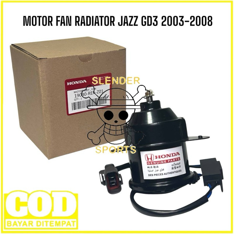 MOTOR FAN RADIATOR JAZZ GD3 - MOTOR FAN JAZZ GD3 CITY GD8 VTEC IDSI 19030-REA-003