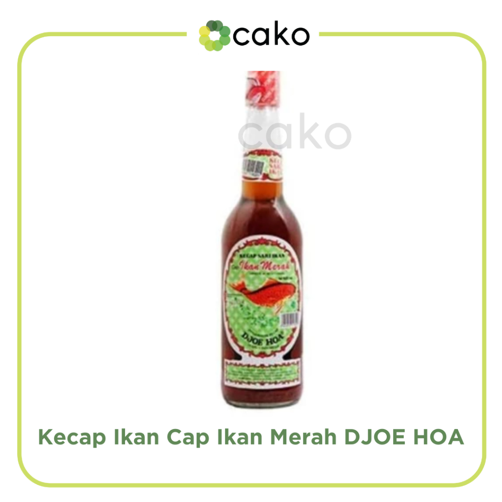 

Kecap Ikan Cap Ikan Merah Djoe Hoa 135ml & 620ml / Khusus Pengiriman Instan & Sameday