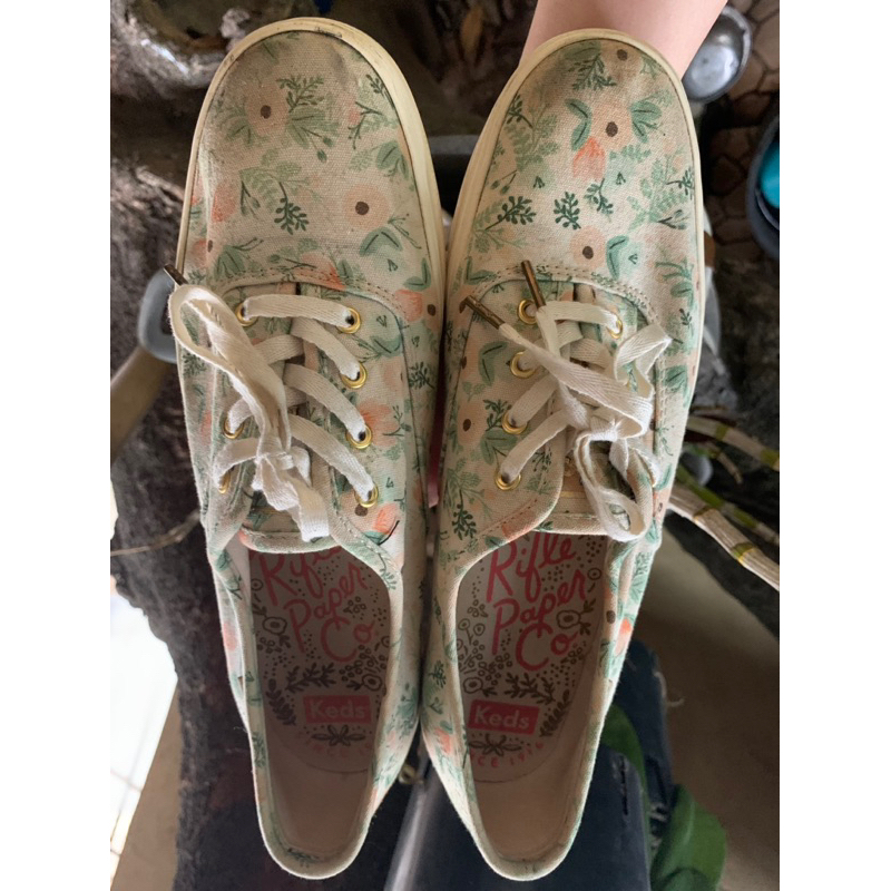 [Preloved] Keds Sneakers Rifle Paper Triple Decker Floral Platforms 40.0