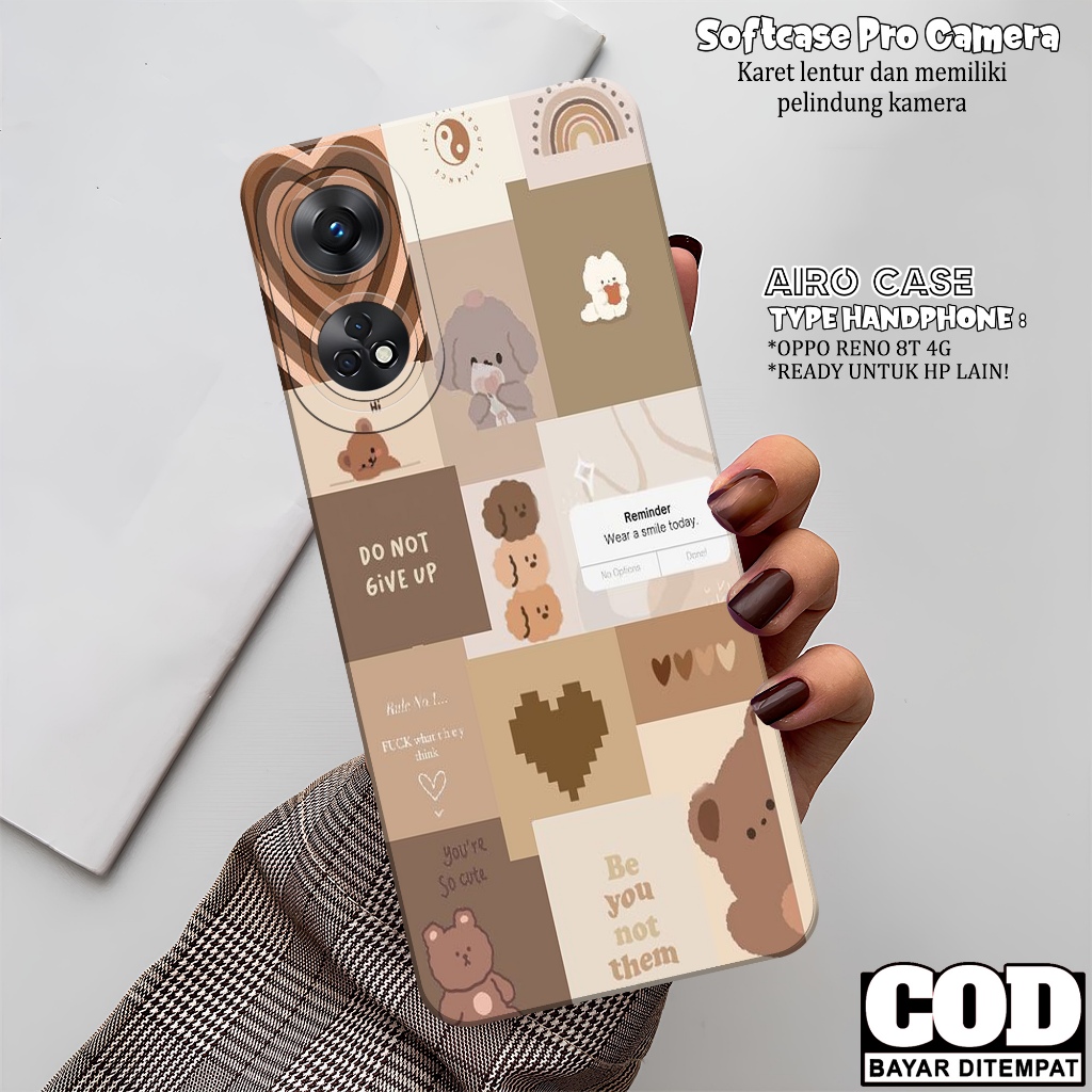 Softcase OPPO RENO 8T 4G Terbaru Case OPPO RENO 8T 4G Terbaru Fashion Case AESTHETIC Casing OPPO REN