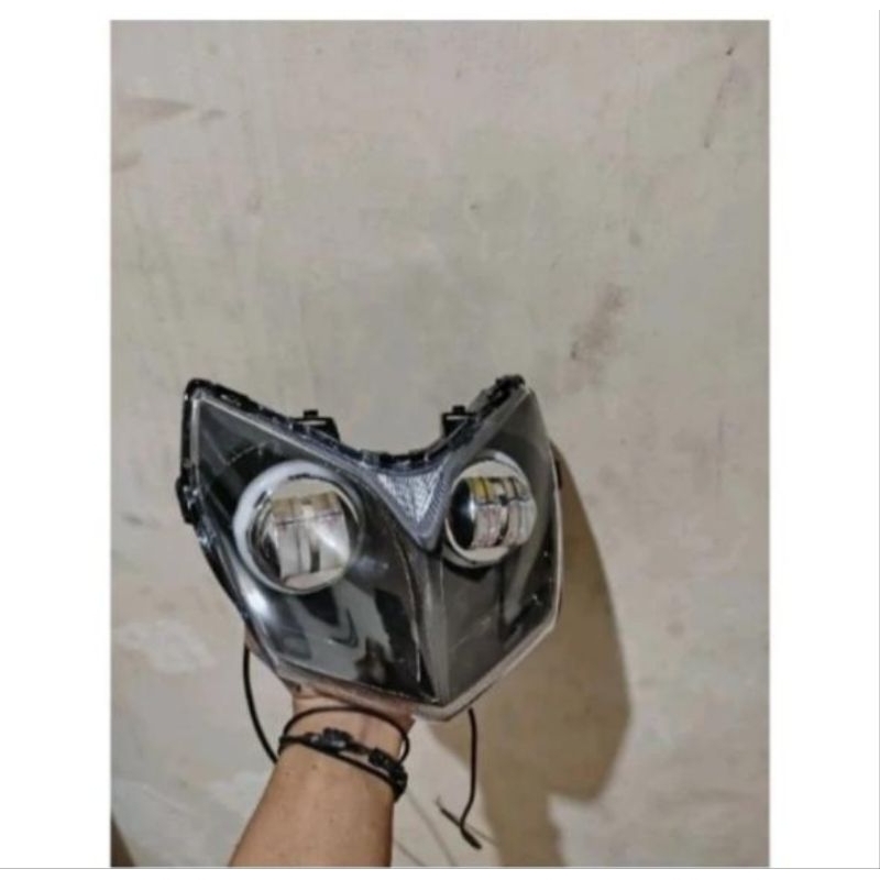 Reflektor Lampu Depan Supra X 125 Batman Costume Projie 2 Mata Kualitas Terbaik