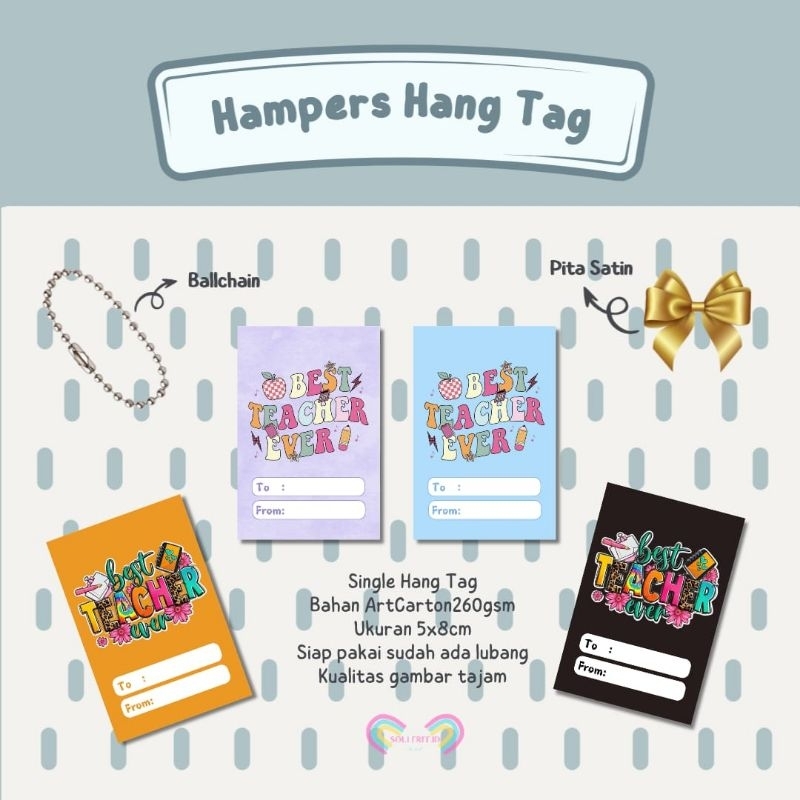 

Hang Tag Teacher's Day / Hang Tag Hampers Hari Guru