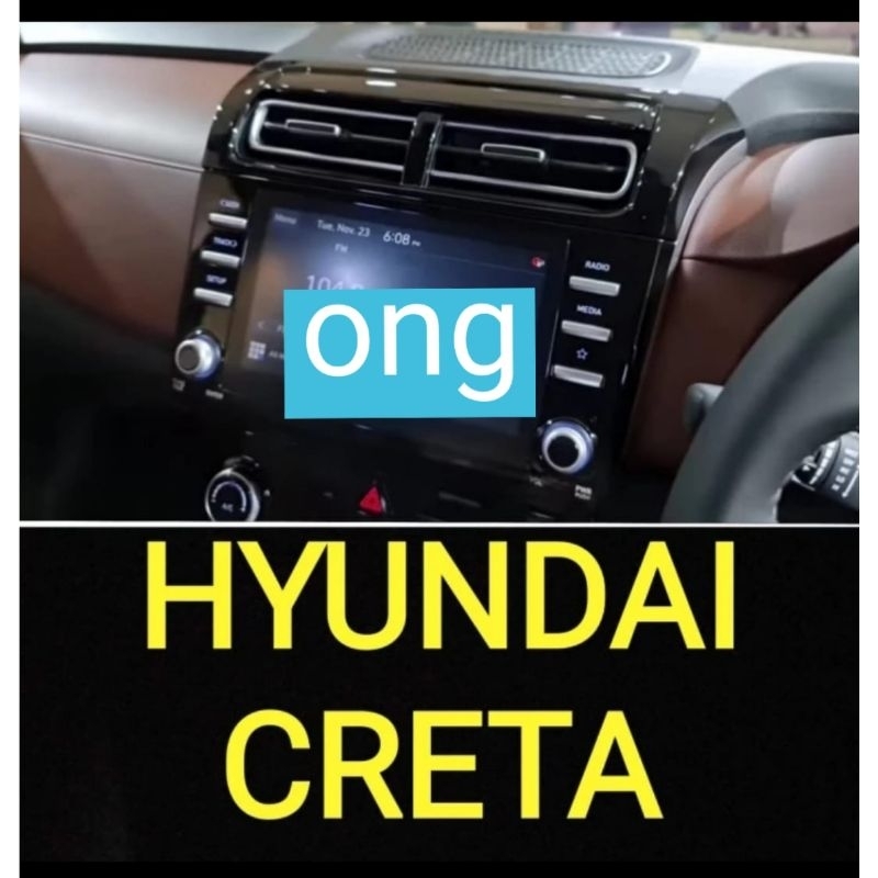 anti gores nano glass original 9h head unit hyundai creta 2022 - AC CONSUL