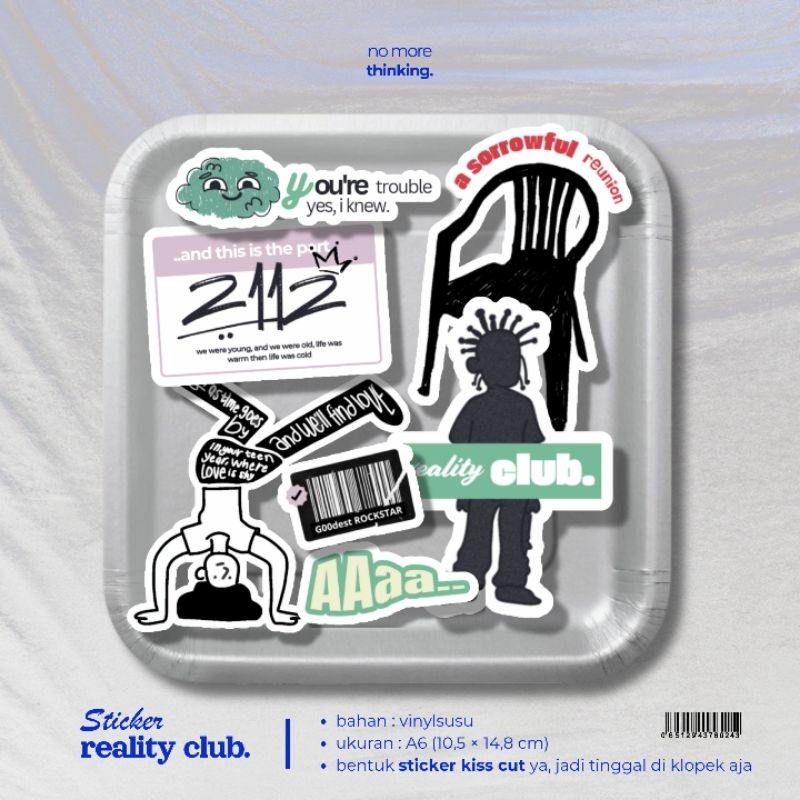 REALITY CLUB STICKER SHEET