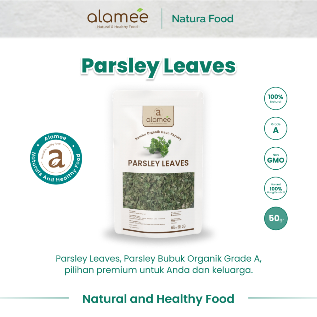 

ALAMEE Rosemary Kering Dried Leaves Organik Daun Garnish Murni Asli Bumbu 50 Gram