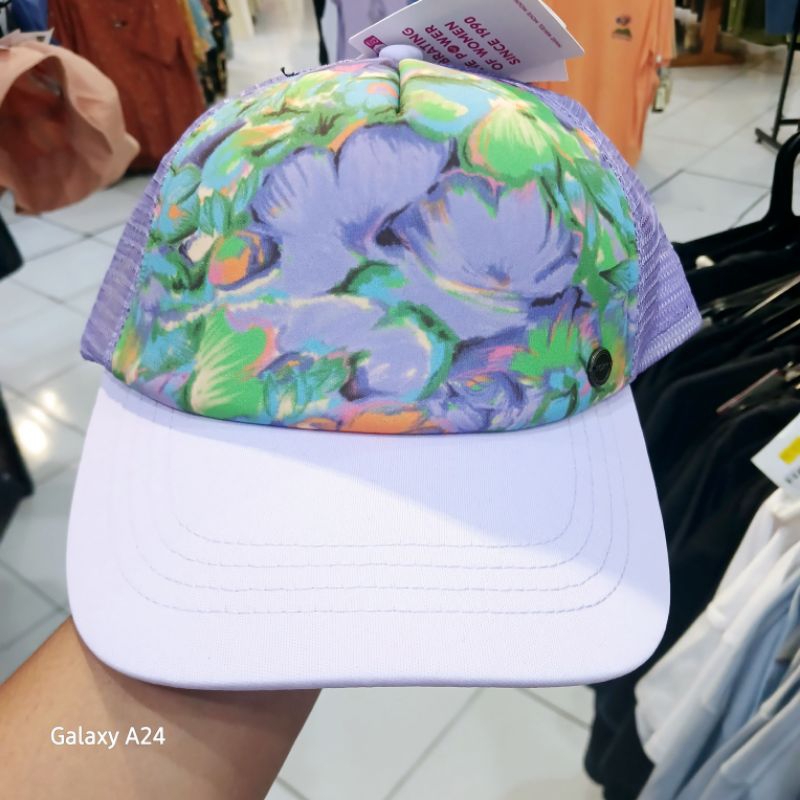Topi Roxy Beautiful Moorning Trucker Purple