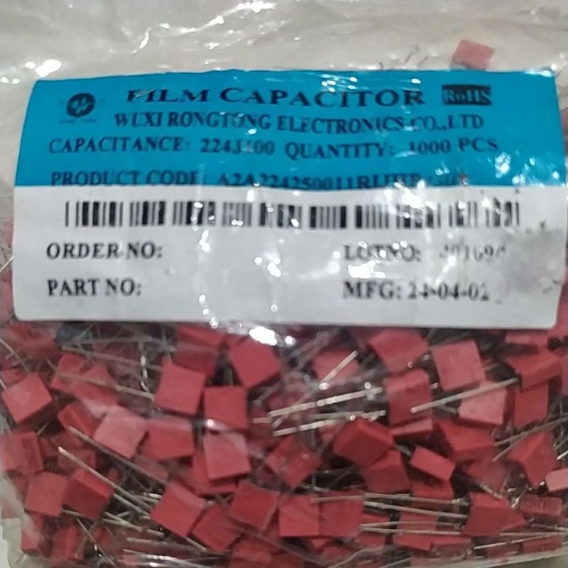 Kapasitor mkm 224j100 mkm 220n