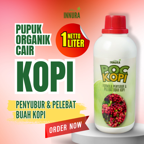 Pupuk Cair Booster Pelebat Buah Kopi Penyubur Daun Akar Perangsang Tanaman Pohon Kopi Berbuah Lebat