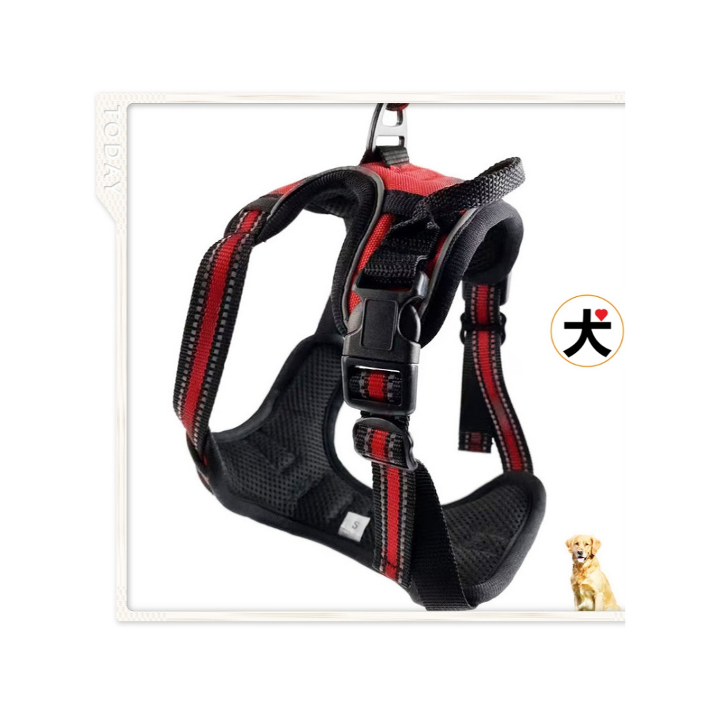 Baju Tuntun Anjing Besar (Vest Harness Doggy)