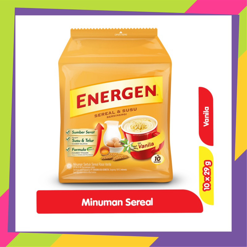 

ENERGEN VANILA TERMURAH 1 RENCENG ISI 10