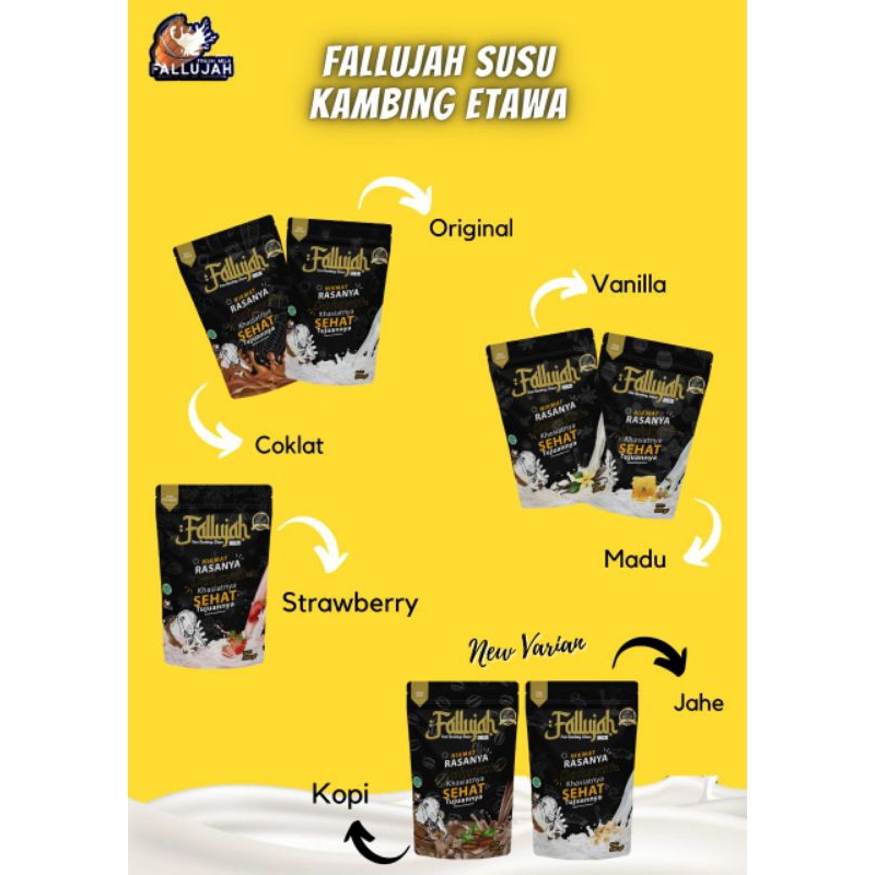 

Fallujah Susu Kambing Etawa [VARIAN RASA]