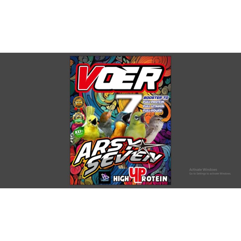 Voer ARSY7 HALUS PROTEIN TINGGI pakan harian ataupun buat gantangan
