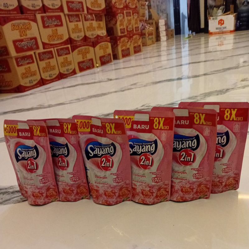 [PAKET HEMAT ISI 6 PCS] DETERGEN SAYANG 2 IN 1