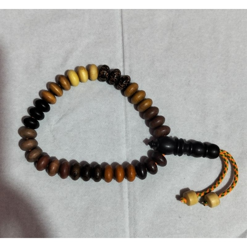 gelang kombinasi kayu bertuah