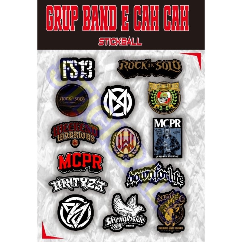 

14 STIKER MCPR , WEEKEND OFENDER, FRONLINE SOLDIER ,UNITY23 ,ROCK IN SOLO
