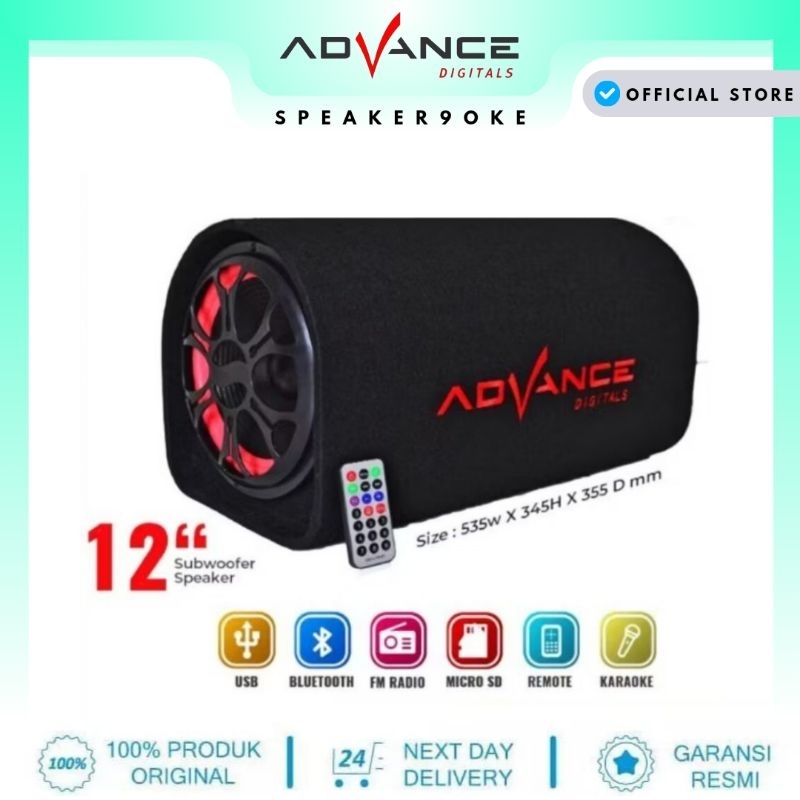 T105BT TERBARU  Speaker Bluetooth ADVANCE T-105BT / T 105BT 12" SUBWOFEER