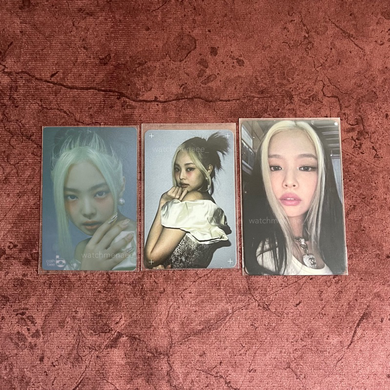 Official Photocard Blackpink jennie lisa pc bornpink bptg hylt jenbear